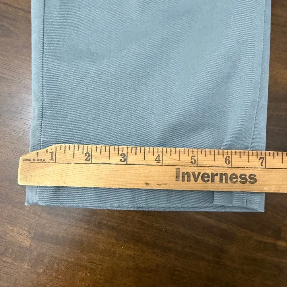 Banana Republic Rapid Movement Chino Tapered Fit Pants Mens 36 Blue Gray